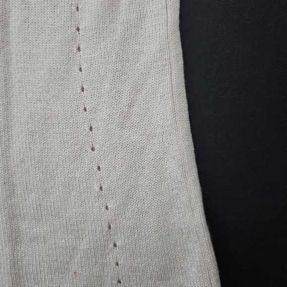 TSE Cashmere/Silk V Neck Pullover - Ivory - Size XL - NWT - Picture 4 of 7